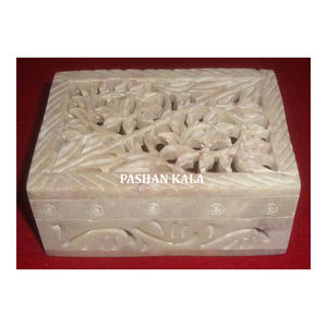 Cajas de Joyería de Piedra Jabonosa Talladas a Mano de la Mejor Calidad, Forma Rectangular, para Fines Corporativos y de Regalo, en Cantidad al por Mayor - Product Image 1