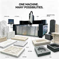 Machine de gravure CNC 3 axes pour la sculpture sur pierre, le marbre, le granit, la gravure de pierres tombales, le relief et la découpe de lettres