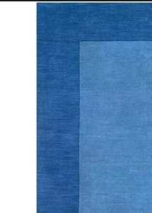 พรมปูพื้นขน100% ปรับแต่งได้และชุดเซตเซตสีฟ้าอ่อนแฮนด์เมดดีไซน์ทันสมัย - Product Image 4