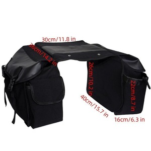 Sac de selle de vélo 38*27*15cm, 3 couleurs, options de sport en plein air, <span class=keywords><strong>sacoche</strong></span> latérale pour vélo électrique, <span class=keywords><strong>sacoche</strong></span> double pour moto, outils - Product Image 5