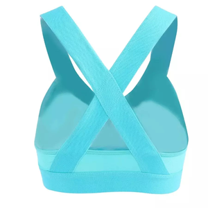 Vêtements de sport légers personnalisés pour femmes soutien-gorge de sport sans couture à soutien élevé avec leggings d'entraînement actifs culture dos nu pour la course - Product Image 4