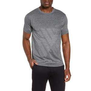 Camisetas de Gimnasio de Secado Rápido con Logotipo Personalizado al por Mayor para Hombre y Camisetas con Logotipo del Cliente Estampado, 100% Algodón Transpirable - Product Image 4