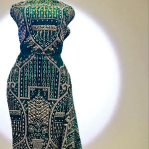 Vêtements Kanga en polyester léger et écologique du Maharashtra, dentelle, broderie de strass, grande taille, vêtements de cérémonie pour femmes, spécial - Product Image 1