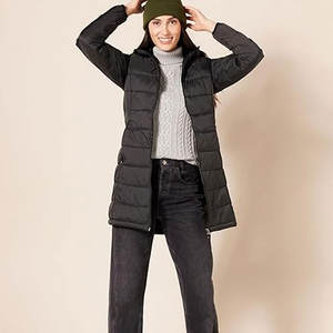 Abrigo acolchado con burbujas para hombre, chaqueta acolchada ecológica vaquera vintage con cuello levantado a prueba de viento repelente al agua alternativa - Product Image 5