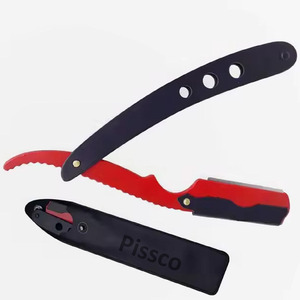 Herramienta de Barbería Fabricada por Pissco Pakistán, Navaja Recta de Acero Inoxidable para Salón, Navaja Plegable de Acero Inoxidable para Cortar el Cabello - Product Image 5