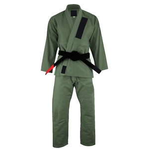 Uniforme de Karate y Jiu Jitsu Brasileño con Cinturón - 100% Algodón, Logotipo en la Parte Delantera - Product Image 1