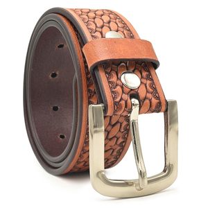 Cinturón de cuero estilo vaquero vintage con aleación seductora decorativa para hebilla - Product Image 3