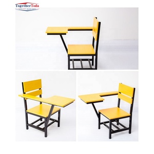 Chaises et bureaux <span class=keywords><strong>de</strong></span> salle <span class=keywords><strong>de</strong></span> formation, mobilier <span class=keywords><strong>de</strong></span> classe avec tableaux d'écriture, fournitures scolaires, chaises d'école en bois - Product Image 2