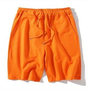 Short à boucle en coton 100% à double brin à la mode avec pantalon décontracté ample à bordure double couche avec service OEM - Product Image 4