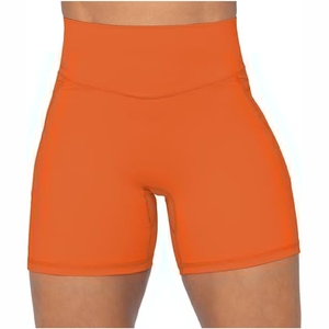 Nuevo 2025 pantalones cortos deportivos de alta elasticidad, sin costuras, cintura alta, cintura baja, gimnasio corto Fitness - Product Image 3