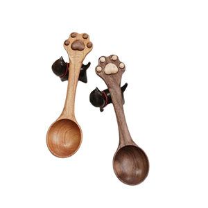 Cuillère de service en bois d'acacia de haute qualité Ensemble d'ustensiles de cuisine en bois du Vietnam Cuillère en bois de qualité pour la cuisine - Product Image 4