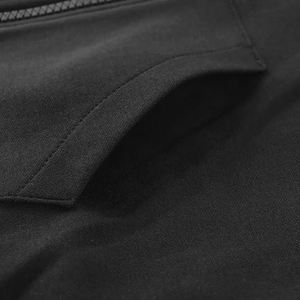 Short Sleeve <b>Hoodie</b> Lightweight Soft Cotton Moisture Wicking Kangaroo <b>Pocket</b> Short Sleeve <b>zip</b> up <b>Hoodie</b> For <b>Men</b> - Product Image 4