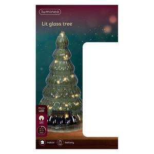 Adorno de Árbol de Navidad Verde MicroLED 489507 con 15 Luces - Bola Duradera de 13x22cm de Kaemingk para Decoraciones Festivas - Product Image 2