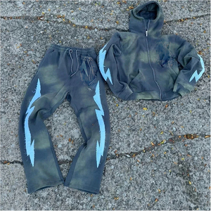 Trajes Deportivos para Hombre con Lavado Ácido, Hechos a Medida, de Secado Rápido y Estilo Urbano, Tallas Grandes, Temporada de Invierno, Color Personalizado, Servicio OEM, Precio de Fábrica - Product Image 1