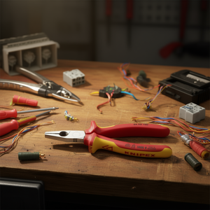 สำหรับ knipex คีมปากแบนชุบโครเมี่ยมพร้อมที่จับหลายองค์ประกอบหุ้มฉนวน VDE-tested - Product Image 3