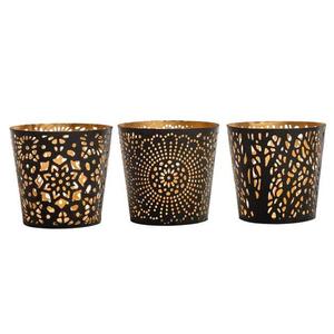 Idéal pour la décoration intérieure et extérieure Bougeoir Design festif Bougeoir en métal Bougie votive Ironic Design T-light Holder - Product Image 1