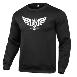 2026 hombres amarillo frente personalizado águila estilo bordado pulóver cuello redondo sudadera 100% algodón Streetwear Casual invierno - Product Image 3