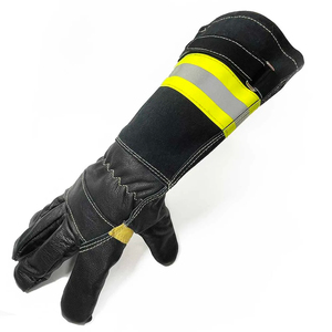 Gants de sécurité en cuir de meilleure qualité, prix de gros, résistance à la chaleur de qualité supérieure, service OEM, gants de sécurité - Product Image 5