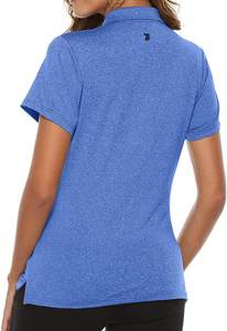 เสื้อโปโลผ้าเรียบสำหรับผู้หญิงเสื้อโปโลสำหรับใส่สบายและมีสไตล์ในชีวิตประจำวัน - Product Image 4