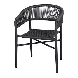 Modern Tufted Rope and Iron Dining <b>Chair</b> <b>for</b> Home Office Home Bar Apartment Wine Cellar Hotel Wedding Banquet Events - Product Image 1