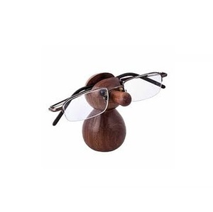 Soporte de cristal de ojo y nariz de madera hecho a mano de estilo clásico con bigote Especificaciones ecológicas Estante de montaje - Product Image 2