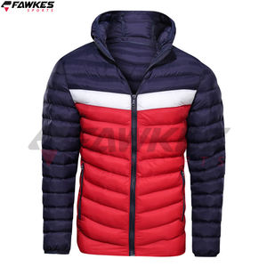 Vente en gros de vestes bombardiers à bulles coupe-vent d'hiver à la mode vestes bouffantes à motifs personnalisés et avec logo pour hommes - Product Image 4