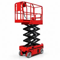 Plateforme mobile de levage à ciseaux autopropulsée électrique, hauteur de travail 4,5 m, capacité 2 personnes, pour la maintenance des installations