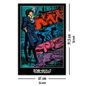 Cowboy Bebop Anime <b>Poster</b> Focused on Spike - Product Image 4