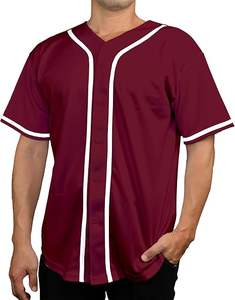 Jersey de béisbol para hombre, camisetas de Hip Hop Premium con botones, uniforme deportivo - Product Image 5