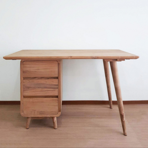 Di alta qualità moderna in legno di <span class=keywords><strong>Teak</strong></span> solido non finito scrivania da ufficio con cassetti per la casa ufficio mobili Executive scrivania da Indonesia