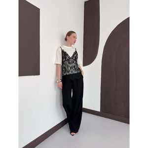 Tunique en coton avec robe courte en dentelle - [object Object] - Product Image 3