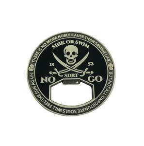 Abridor de Monedas Personalizado de Aleación de Zinc con Esmalte Suave, Diseño Moderno y Tradicional de Bombero, Troquelado e Impresión - Honor y Valentía Primero - Product Image 5