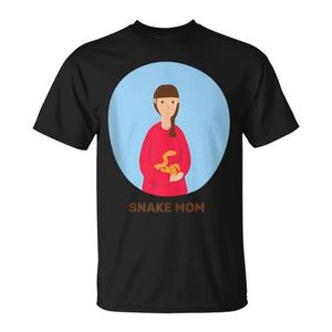 Snake Mom <b>Reptile</b> Lover T-Shirt Unisex Adult Size Small To XXL Pet Owner Gift - Product Image 1