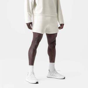 Pantalones cortos con cordón cómodos para hombres-Ropa casual con cintura elástica y diseño elegante - Product Image 1