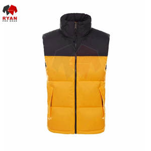 Gilet matelassé sans manches pour homme, logo personnalisé, impression, broderie, OEM ODM, gilet matelassé chaud pour la saison hivernale - Product Image 5