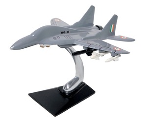 โมเดลเครื่องบินอะลูมิเนียมหล่อแบบ MiG 29พร้อมขาตั้งชุดรูปแบบกองทัพอากาศอินเดีย