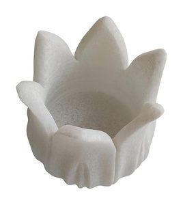 Portavelas de Mármol Blanco de Diseño, Hecho a Mano, de la Mejor Calidad, para Bodas y Decoración con Velas - Product Image 2