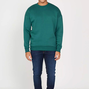 Sudadera Personalizada con Cuello Redondo, 100% Algodón, 500 Gsm, Hombros Caídos, Sudadera Lisa para Streetwear, Sudadera con Capucha - Product Image 3