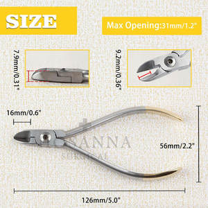 Nueva llegada alicates de ortodoncia alicates de instrumentos de ortodoncia de alta calidad para la venta en línea - Product Image 3