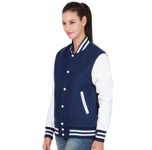 Vente en gros veste universitaire pour femmes veste universitaire de baseball en laine personnalisée OEM veste universitaire respirante personnalisée - Product Image 6