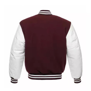 Fabricante personalizado de alta calidad Vintage invierno y otoño de los hombres de cuero de béisbol Letterman Varsity chaquetas - Product Image 3