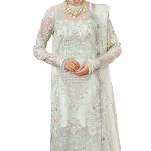 2024スタイル-パキスタンとインドのプレミアムレディースドレス。重い刺繍が施された豪華なコレクションをお選びください。