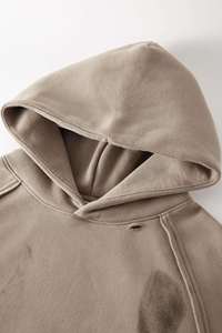 เสื้อฮู้ดสำหรับฤดูหนาวใส่ได้ทั้งชายและหญิงหลากสีใส่สบายไหล่ตกไซส์ใหญ่พิเศษ - Product Image 5