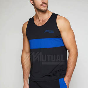 <b>Men's</b> Athletic Fit Sleeveless Workout <b>Tank</b> <b>Top</b> Quick Dry Lightweight Gym Vest - Product Image 2