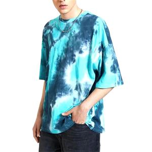 Nouveaux t-shirts tie-dye personnalisés avec logo sur mesure, t-shirts pour hommes de haute qualité et respirants, en vente en ligne à bas prix - Product Image 1