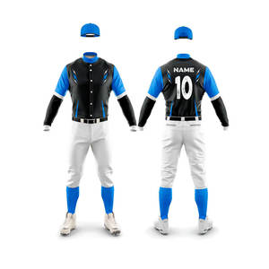 Nouveaux uniformes d'équipe de Baseball bon marché à bas prix 2024 uniforme de Baseball de maillot vierge d'impression de Sublimation de haute qualité - Product Image 1