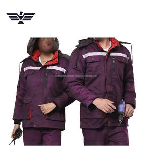 Overol de Trabajo Industrial de Algodón Unisex, Cómodo, con Chaqueta con Capucha Reflectante y Serigrafía para Hombre y Mujer - Product Image 1