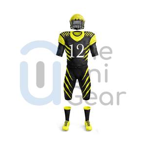 เสื้อเจอร์ซีย์ใส่กับกางเกงเครื่องแบบฟุตบอลชั้นนำแบบอเมริกันเสื้อทีมฟุตบอลแบบระเหิด - Product Image 6