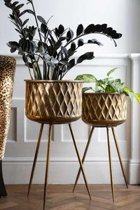 Classic Iron <b>Metal</b> Flower/Green Home Outdoor Garden Decorative Planter with <b>Stand</b> for Decorative <b>Plant</b> Display - Product Image 2