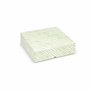 Boîte carrée personnalisée Mod 24,5x24,5x7 cm - Carton estampé avec rubans - Product Image 1